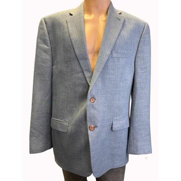 Lauren Ralph Lauren Mens Blue Blazer Jacket Size 42R SKU 6567